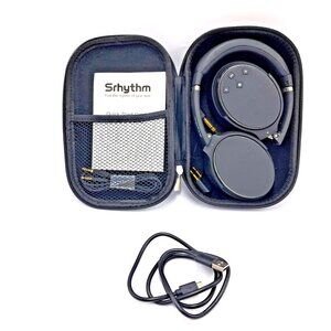 Srhythm NC25 Active On-Ear Noise Cancelling Bluetooth Headphones Black